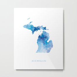 Michigan Metal Print