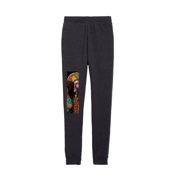 Circus couple art colorful Kids Joggers