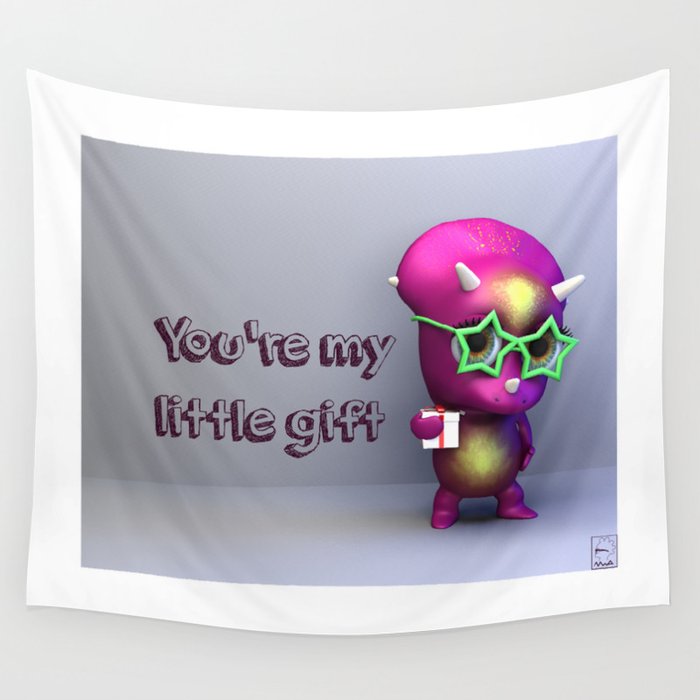 Tria Gift Love Wall Tapestry