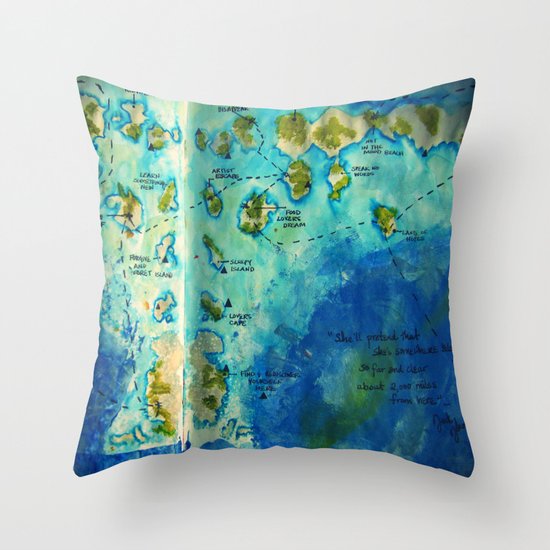 Neverland Throw Pillow