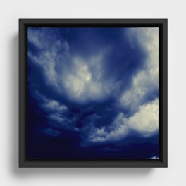 Sky Drama Framed Canvas