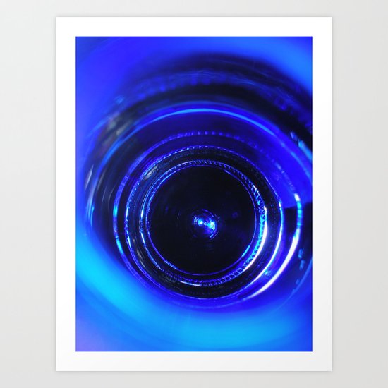 blue Art Print