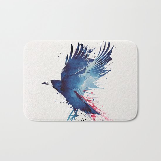 Bloody Crow Bath Mat