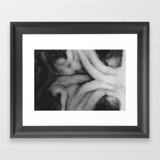 Pug Framed Art Print