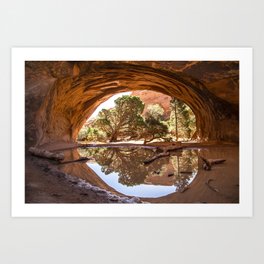 Navajo Arch — Arches National Park, Utah Art Print