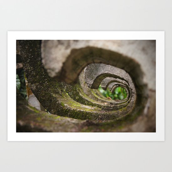 Stone waves Art Print