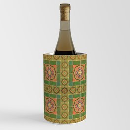 Catalina Island Style Tile Pattern Wine Chiller