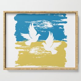 Peace For Ukraine Serving Tray