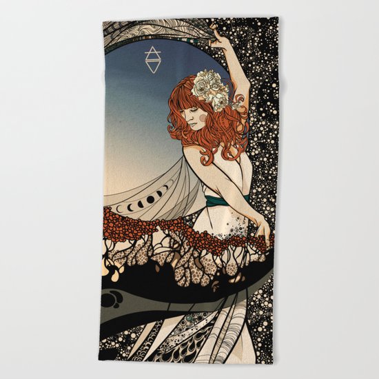 How Big, How Blue, How Beautiful Beach Towel