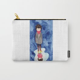 Upside down, back to childhood | watercolor children art Carry-All Pouch