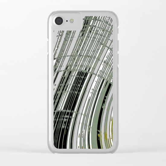 Spatial Factor 404 / Texture 03-11-16 Clear iPhone Case