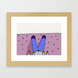 The End Framed Art Print