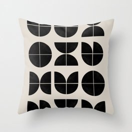 Bauhaus Style Art Throw Pillow