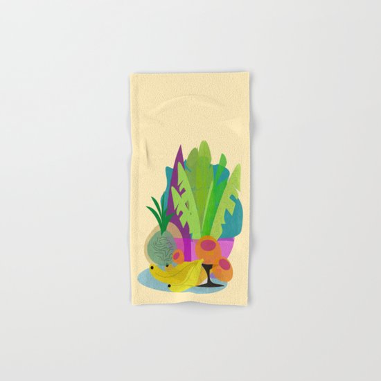 Tropical Breakfast Hand & Bath Towel