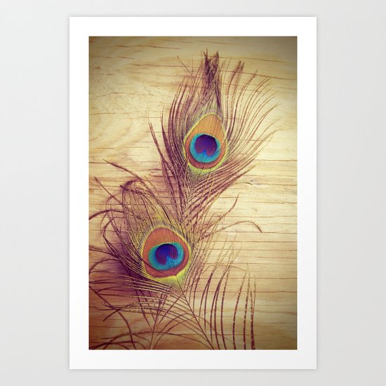 Peacock Art Print