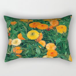 Marigolds by Koloman Moser, 1909 Rectangular Pillow