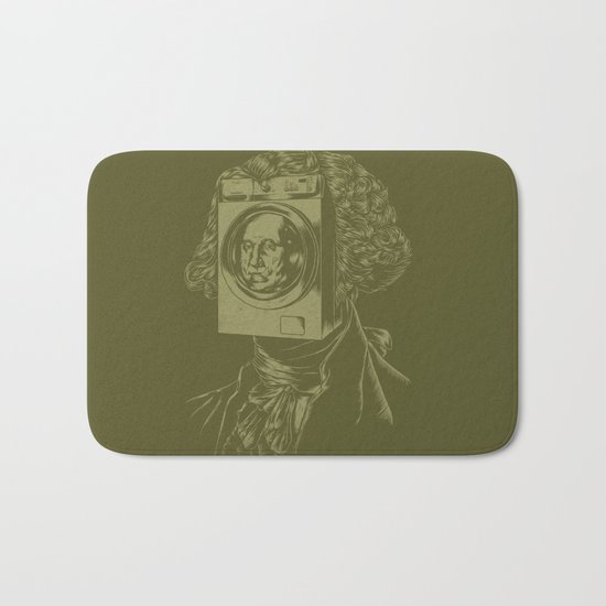 George WASHINGton Machine Bath Mat