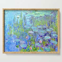 Water Lilies monet : Nympheas Serving Tray