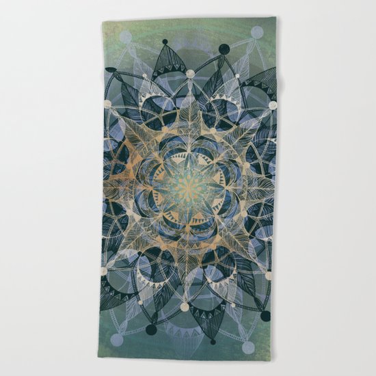 Heart Chakra Beach Towel