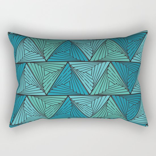 geometric II Rectangular Pillow