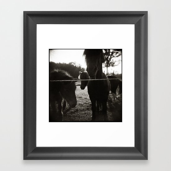 { pony pals } Framed Art Print