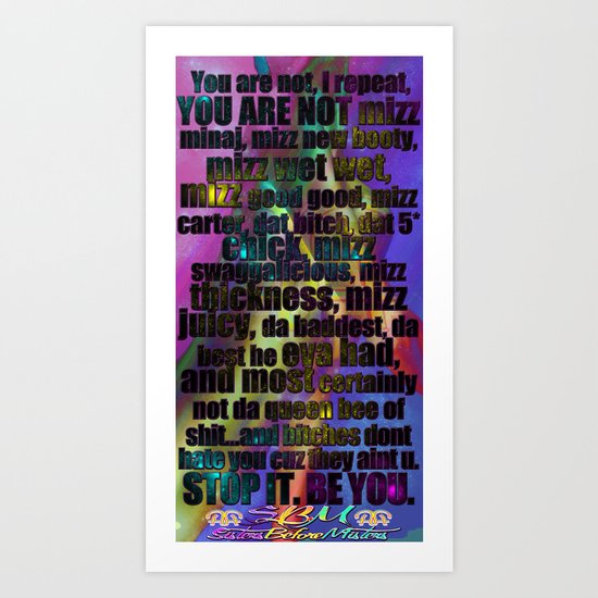 Sister's Before Misters Art Print