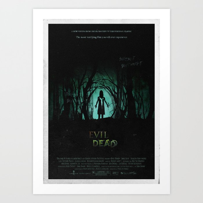 The Evil Dead American Horror Film Cover Illustration Home Decor