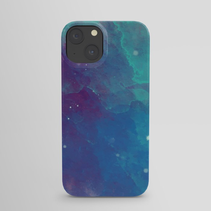 Watercolor night sky iPhone Case