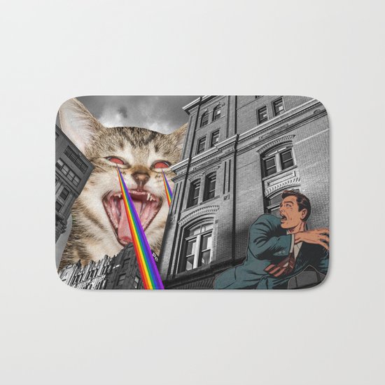 THE CAT STRIKES BACK Bath Mat
