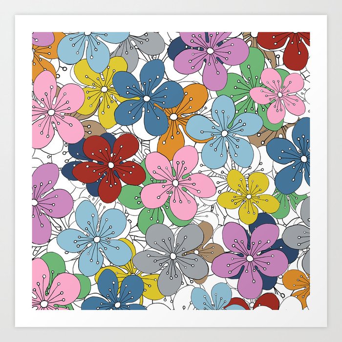 Cherry Blossom Colour - In Memory of Mackenzie Art Print