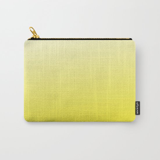 Simply sun yellow color gradient - Mix and Match with Simplicity of Life Carry-All Pouch