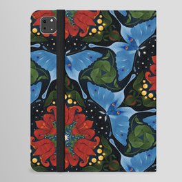 Tulip & Blue Butterfly iPad Folio Case