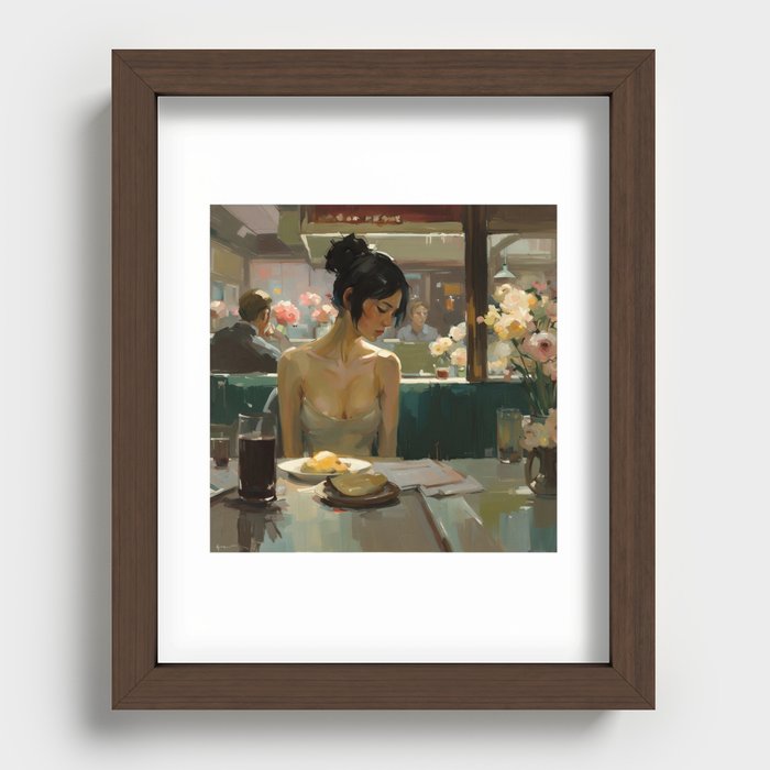 Luncheonette 1 Recessed Framed Print