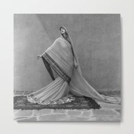 Modern Interpretive Dance, Female Form Fashion black and white photography / photographs Metal Print