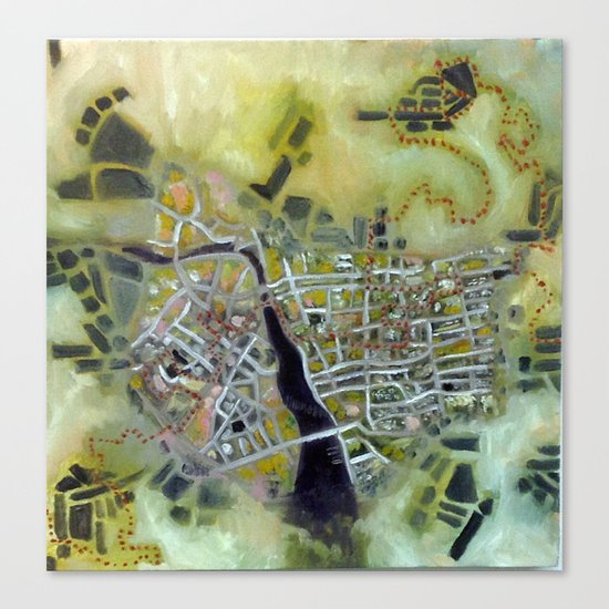Drifting Canvas Print
