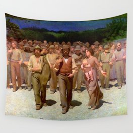 Giuseppe Pellizza da Volpedo Il Quarto Stato Wall Tapestry