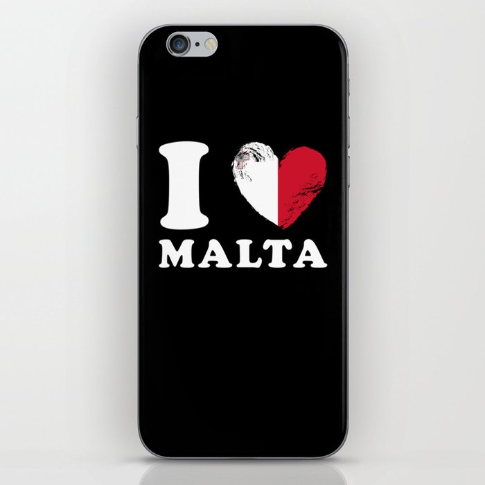 I Love Malta iPhone Skin