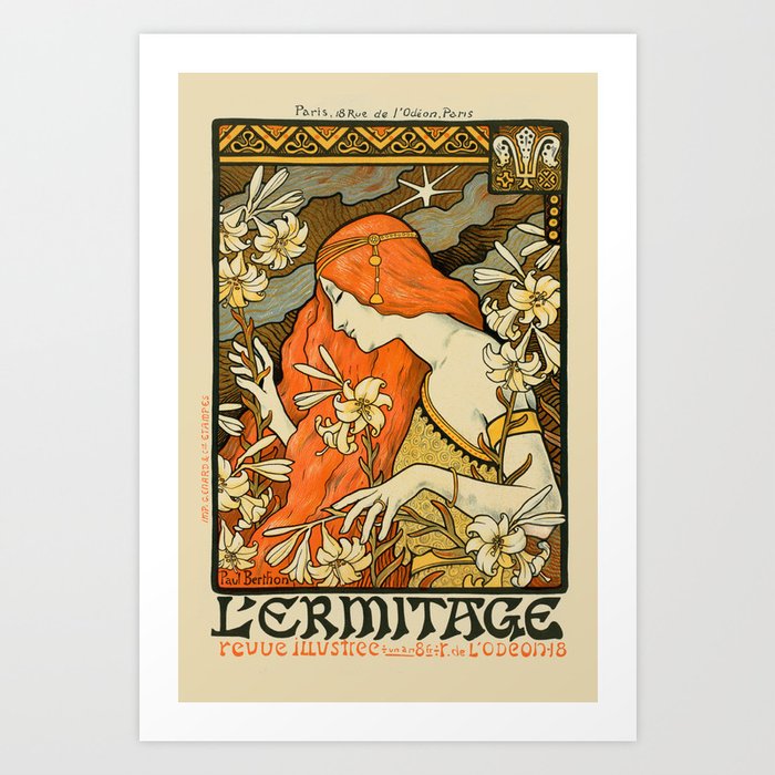 L'Hermitage Revue by Berthon Art Print