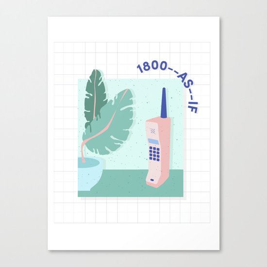 Hotline Canvas Print