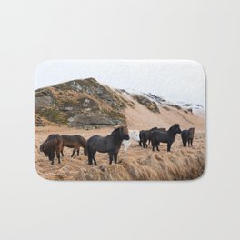 Icelandic Horses Bath Mat | Iceland, Horses, Horse, Vikings, Pony, Riding, Reykjavik, Nature, Icelandichorse, Celtic 