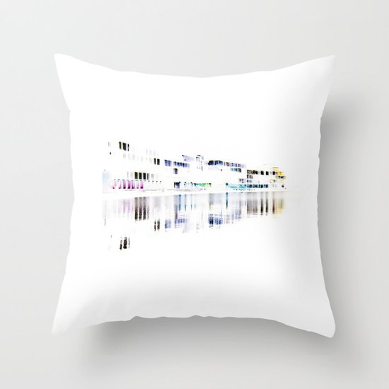 white harbor I. Throw Pillow