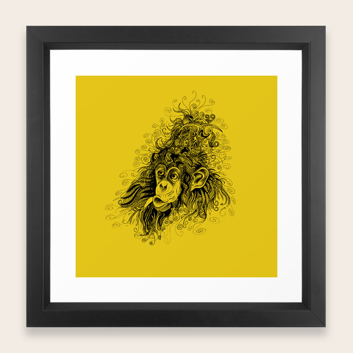 Hairstyle Of The Rich And Famous Framed Art Print By Missingpixels Society6