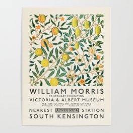 William Morris Art Exhibition Poster