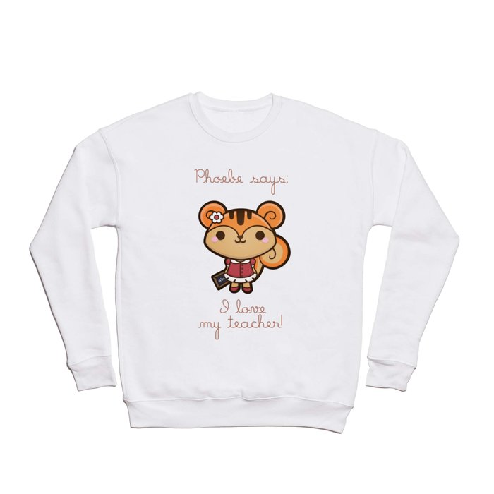 Phoebe the Know-all Squirrel Crewneck Sweatshirt