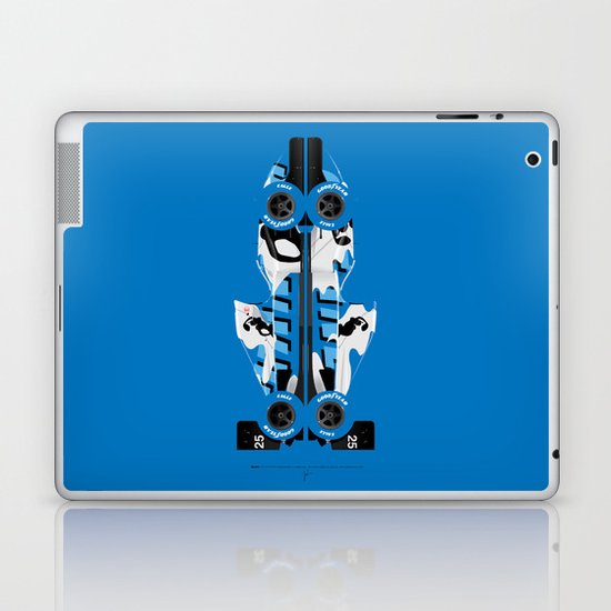 Martin Brundle, Ligier JS39-Renault, 1993 Japanese Grand Prix, Hugo Pratt livery Laptop & iPad Skin