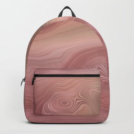 Rose Gold Agate Geode Luxury Backpack