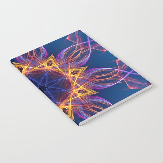 Neon Lights Star Notebook