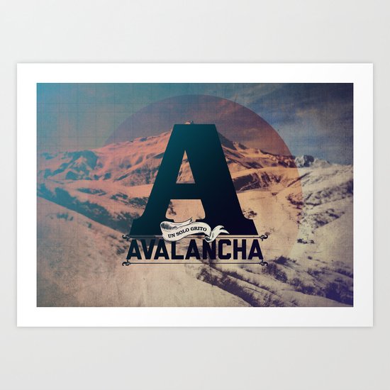 AVALANCHA Art Print