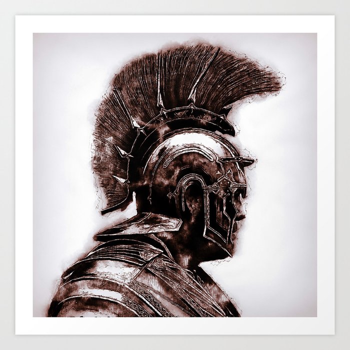 roman legionary soldier drawing