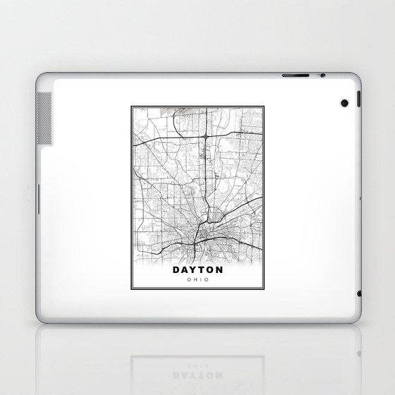 Dayton Map Laptop & iPad Skin